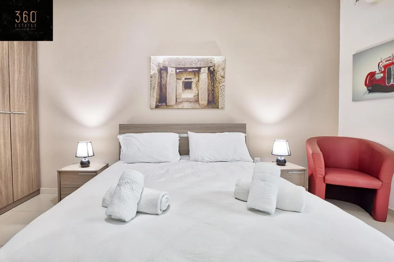 GziraBeautiful, 2Br Penthouse With Large Balcony + Bbq By 360 Estates公寓 0*, Gzira