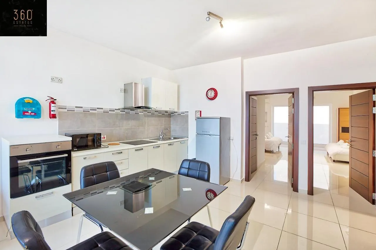 Beautiful, 2Br Penthouse With Large Balcony + Bbq By 360 Estates Apartment Gzira