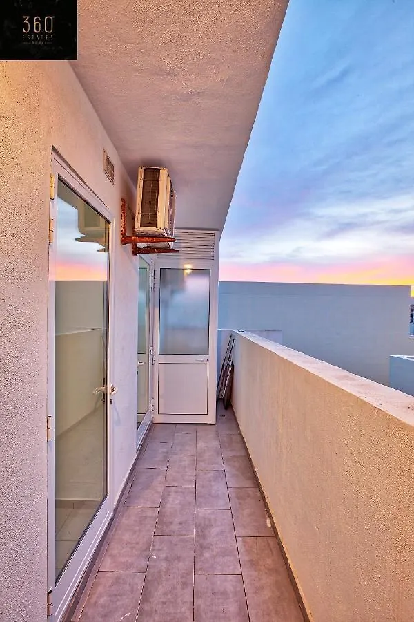 Beautiful, 2Br Penthouse With Large Balcony + Bbq By 360 Estates Apartment Gzira