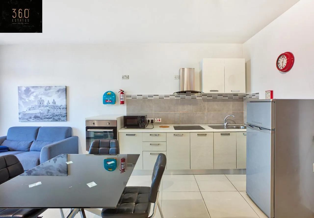 Beautiful, 2Br Penthouse With Large Balcony + Bbq By 360 Estates Apartment Gzira