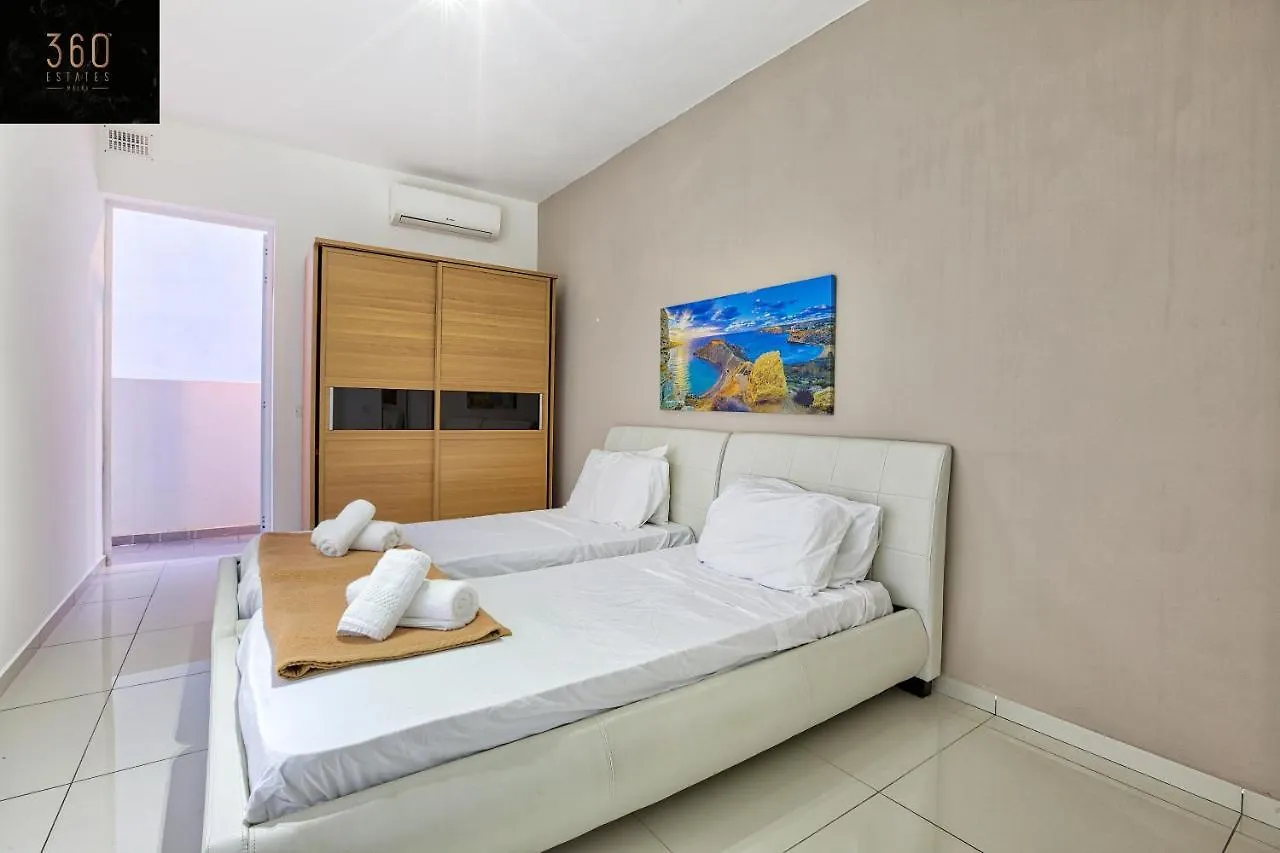 Beautiful, 2Br Penthouse With Large Balcony + Bbq By 360 Estates Apartment Gzira Malta