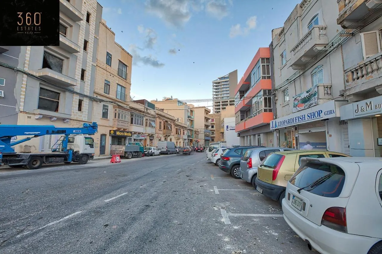 Beautiful, 2Br Penthouse With Large Balcony + Bbq By 360 Estates Apartment Gzira Malta