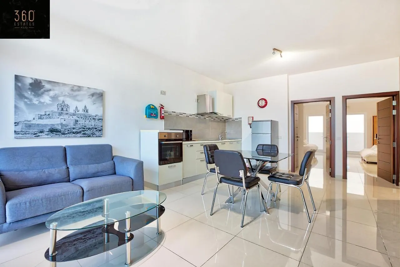 Beautiful, 2Br Penthouse With Large Balcony + Bbq By 360 Estates Apartment Gzira Malta