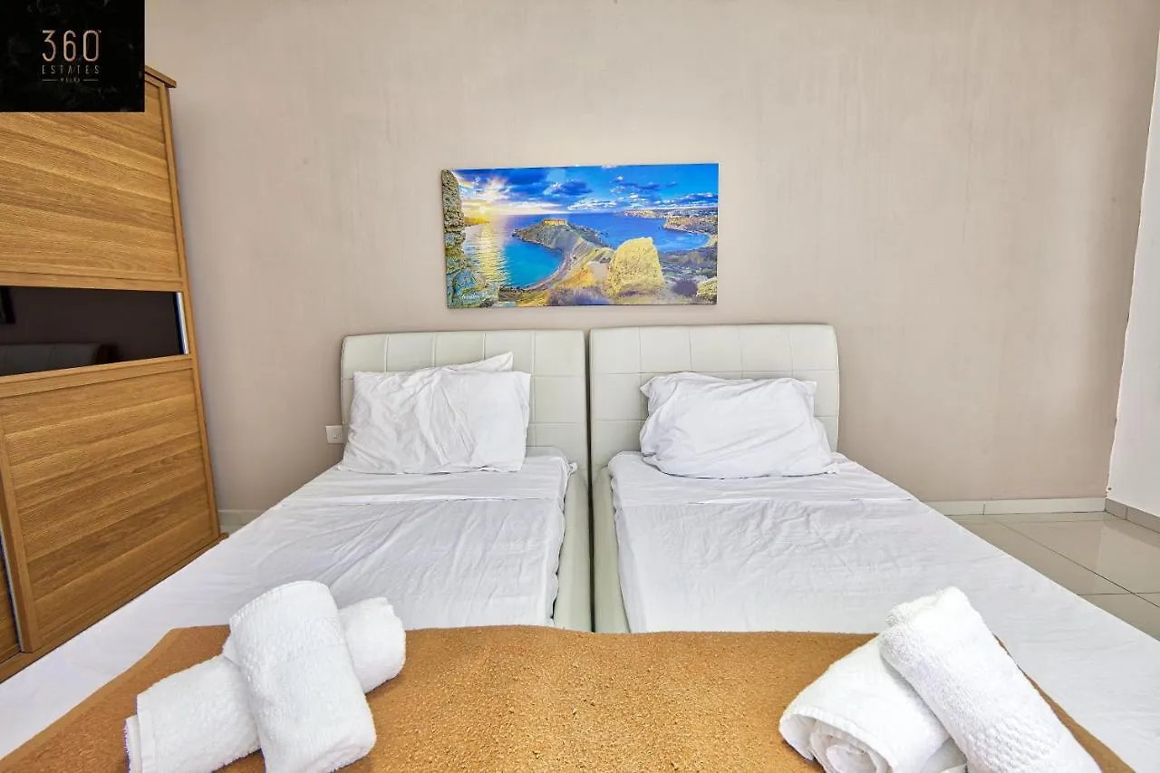 Beautiful, 2Br Penthouse With Large Balcony + Bbq By 360 Estates Apartment Gzira Malta