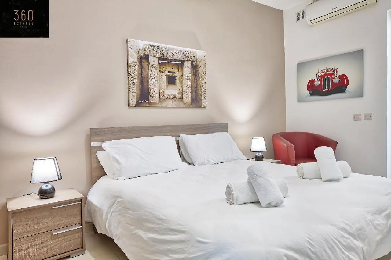 Beautiful, 2Br Penthouse With Large Balcony + Bbq By 360 Estates Apartment Gzira
