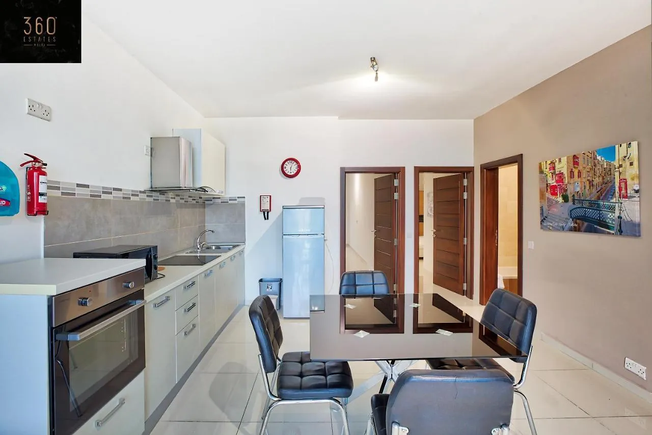 Beautiful, 2Br Penthouse With Large Balcony + Bbq By 360 Estates Apartment Gzira